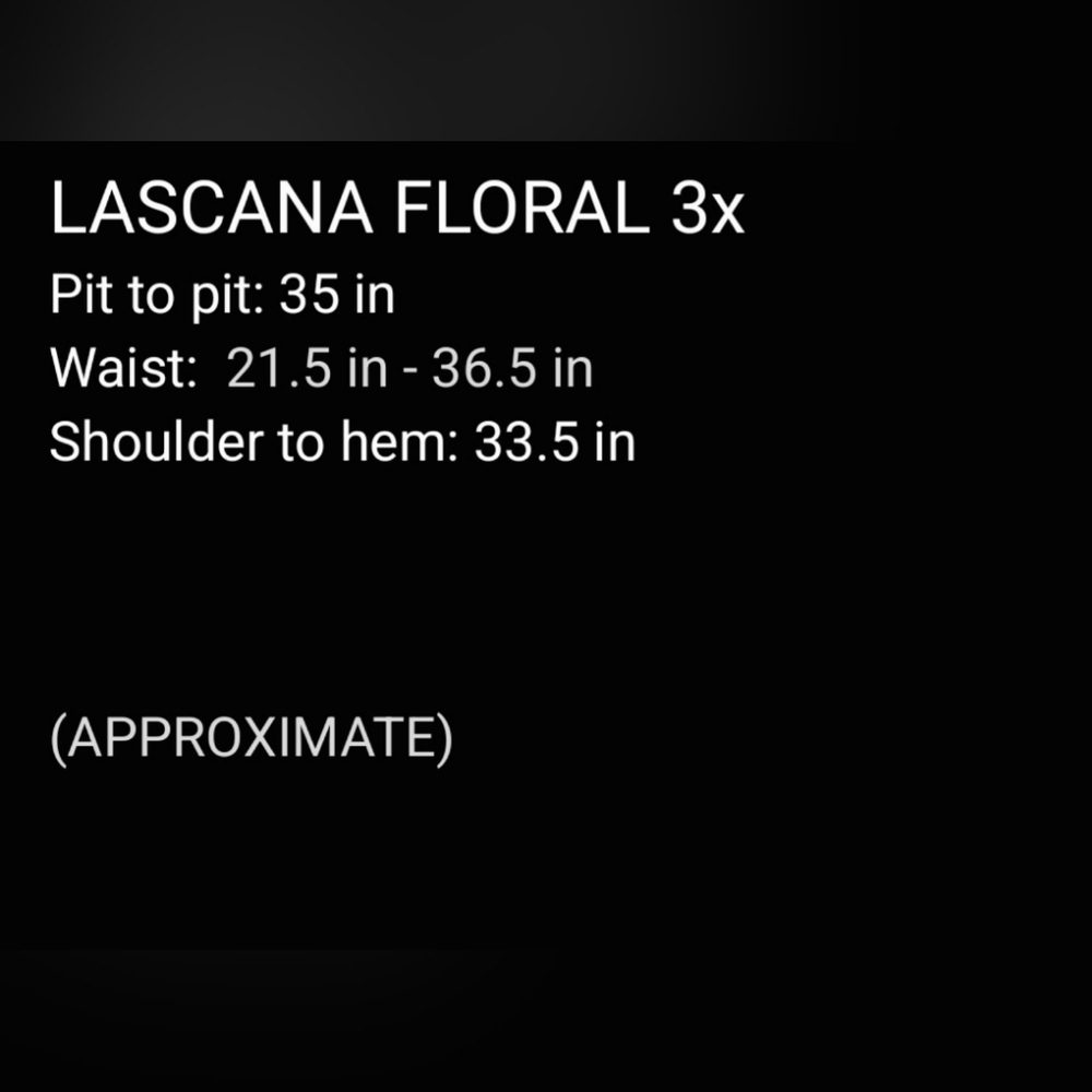 LASCANA Nwt Floral Print Dolman Sleeve Surplice Front Blouse, Elastic Waist, 3X - Picture 14 of 15